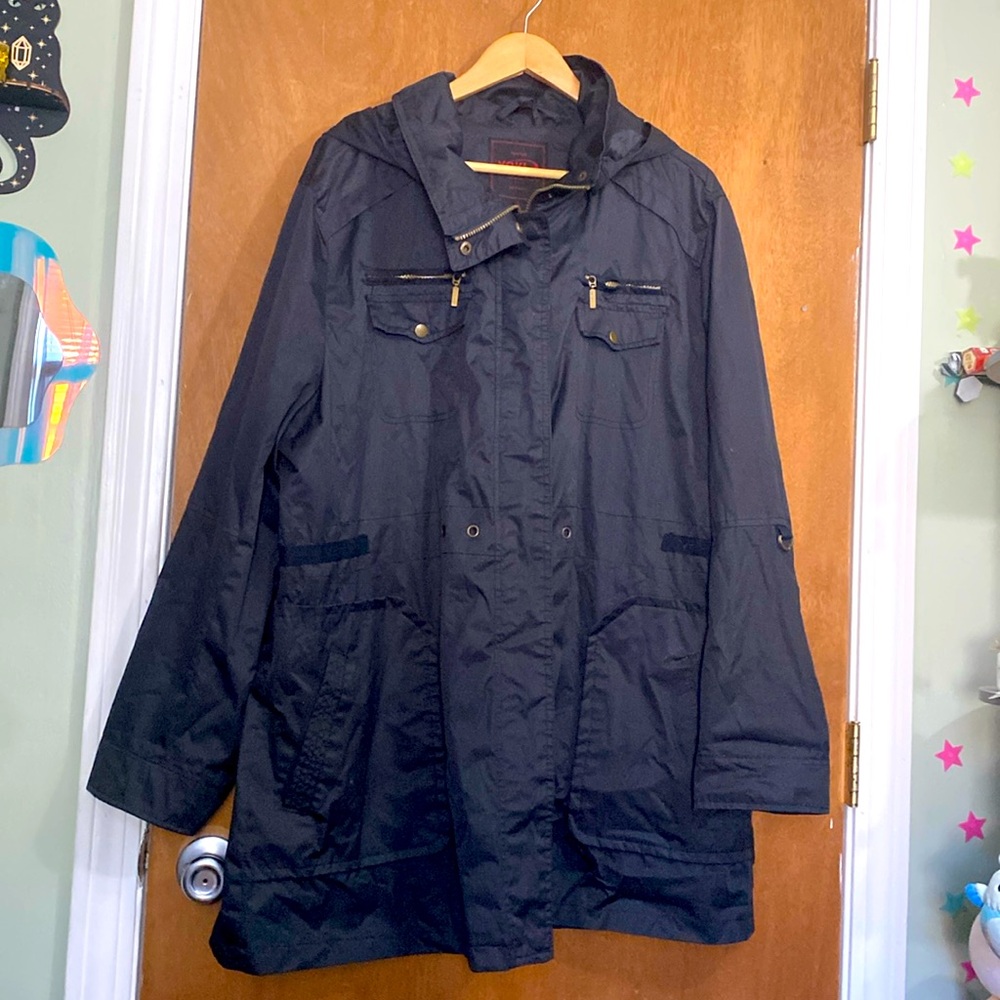Black vinyl jacket